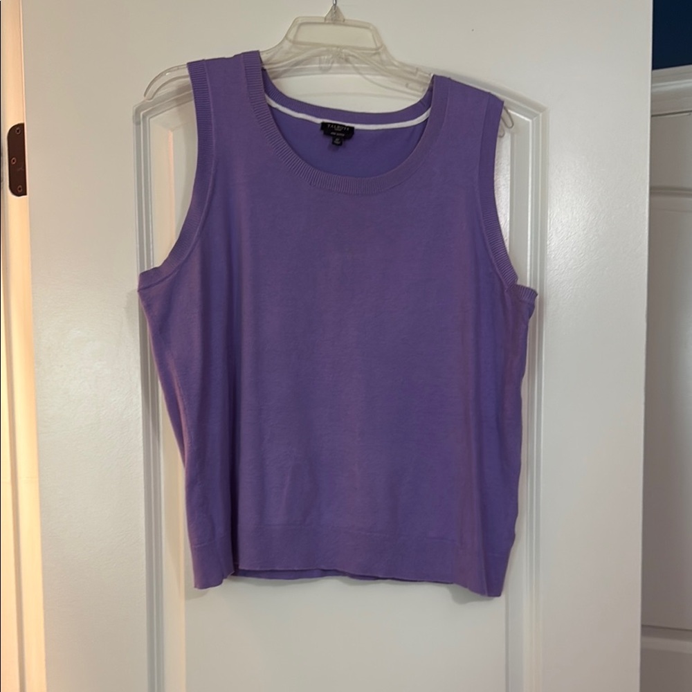 Talbots Purple Sleeveless Tank Top